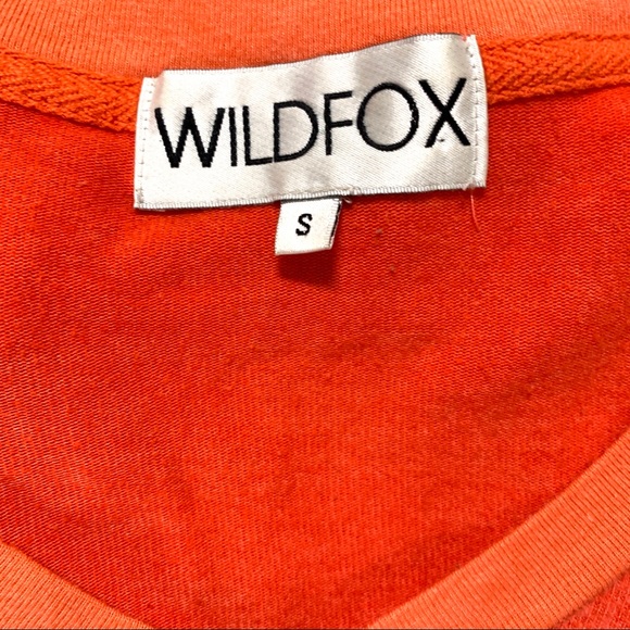 WILDFOX Love is everything cozy sweater in orange - Picture 4 of 4